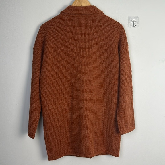 Madewell Rust Textured Coat - Picture 8 of 16